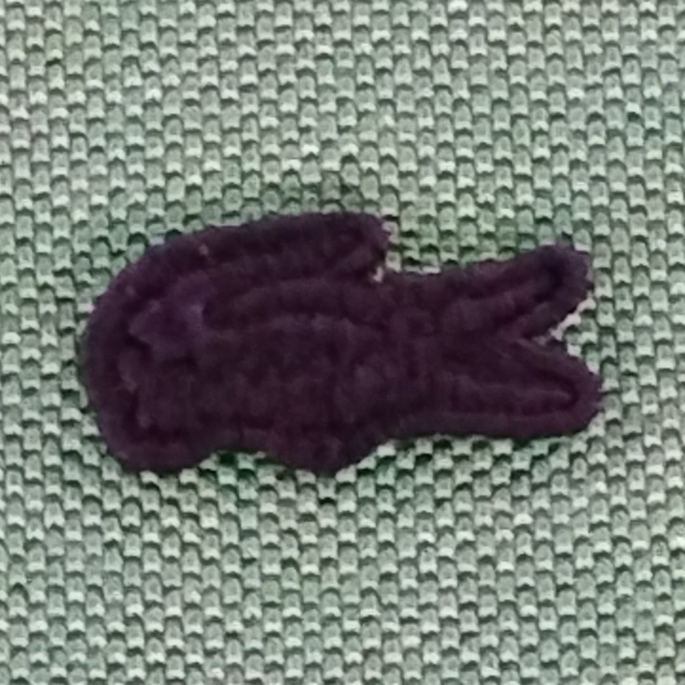 Lacoste Crew Neck Cotton T-Shirt Mens Size M Logo Embroidered Minimalist Preppy - Picture 3 of 7